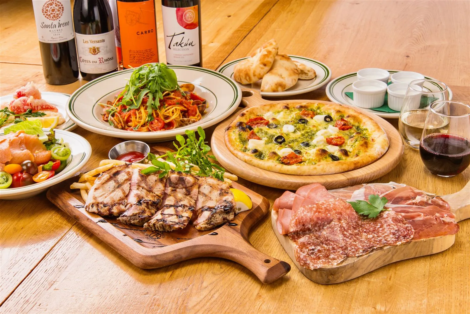 グリルハーベスターの料理